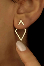 Load image into Gallery viewer, Rhombus Stud Earrings