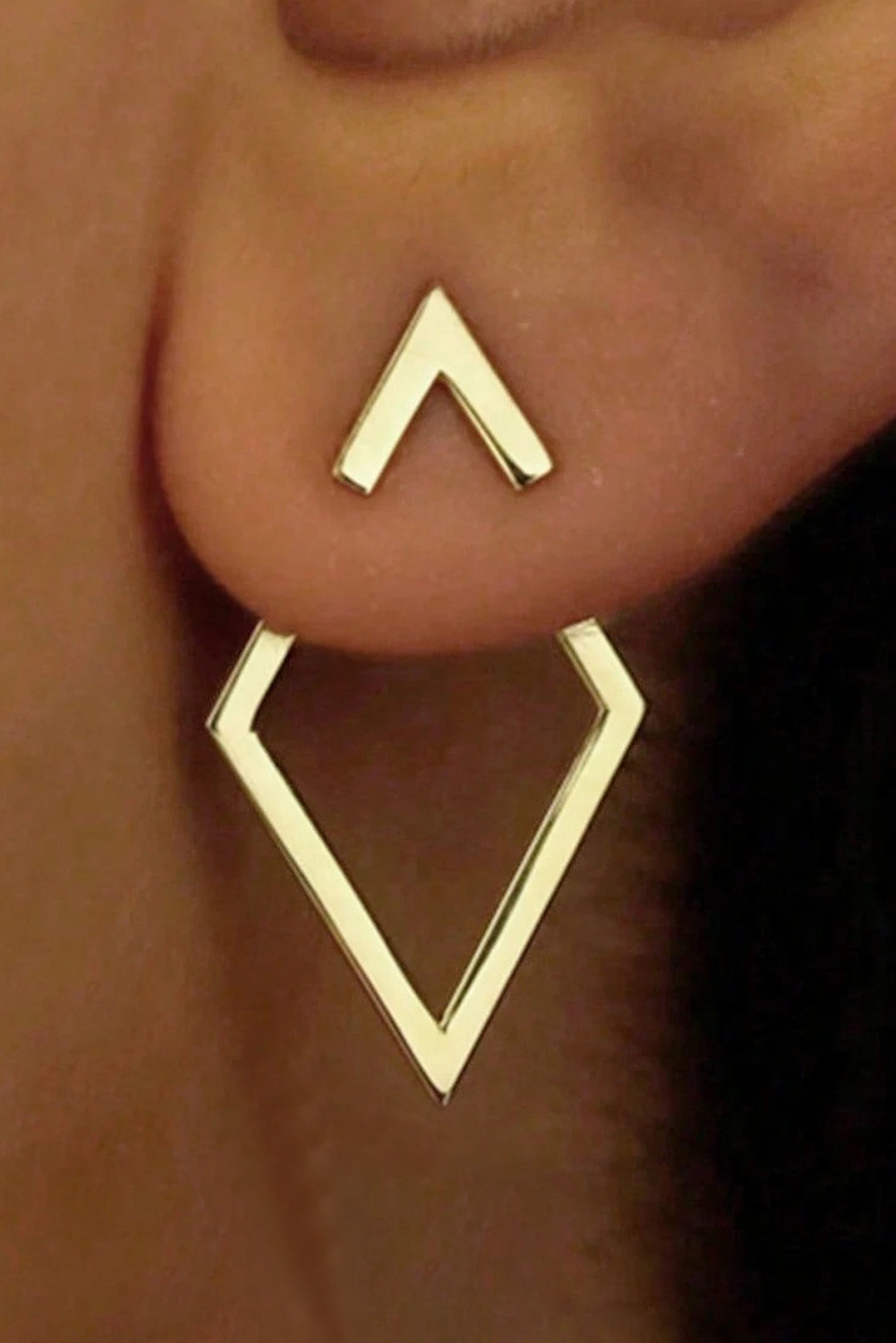 Rhombus Stud Earrings