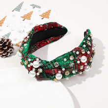 Load image into Gallery viewer, Pearl Christmas Headband