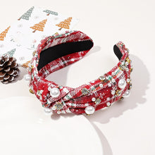 Load image into Gallery viewer, Pearl Christmas Headband